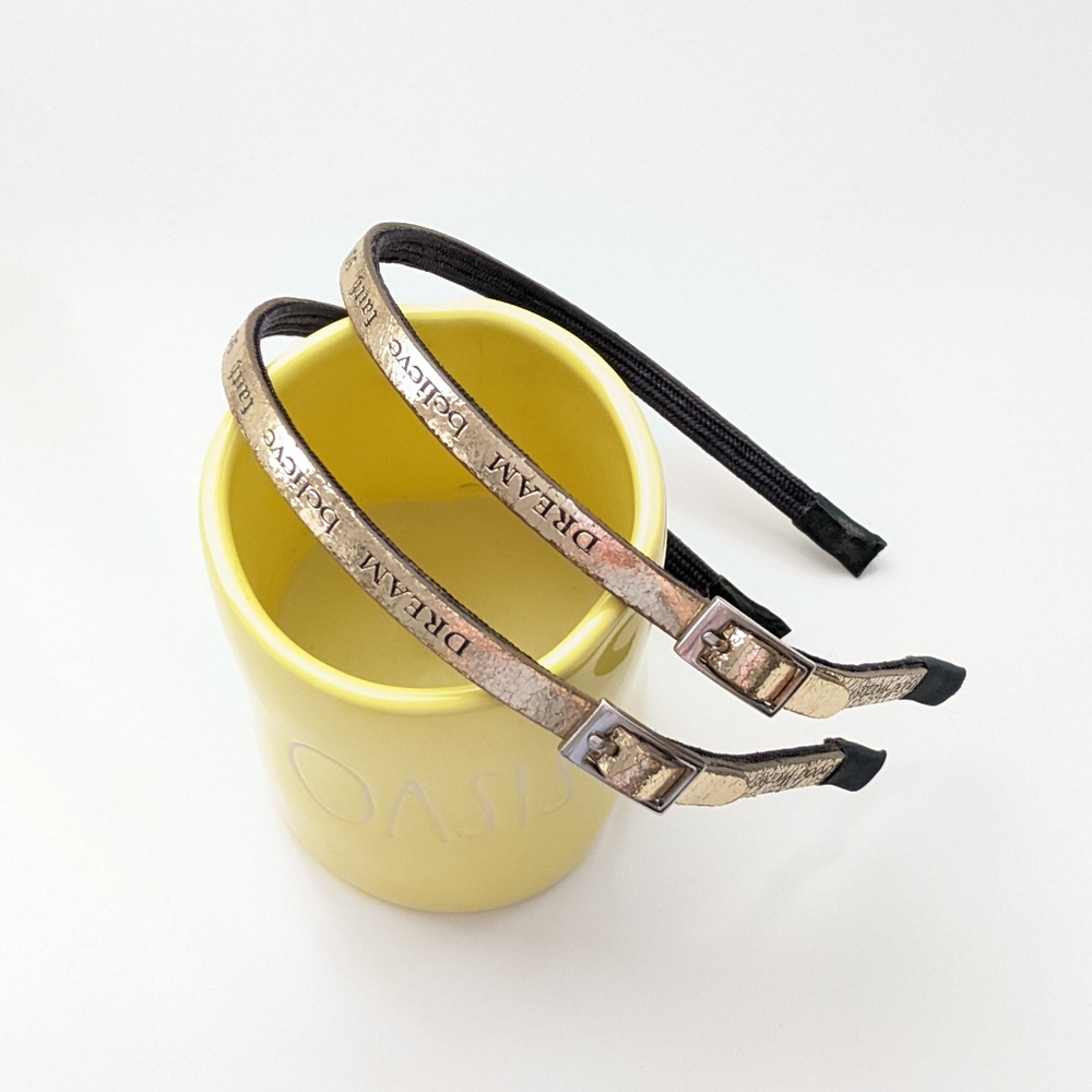 Good Work(s) Metallic Leather Headbands
